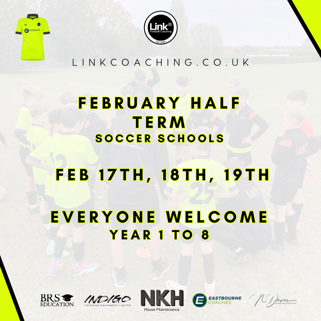 Discover Link Football Coaching’s Soccer Schools in Hellingly and Hailsham, East Sussex