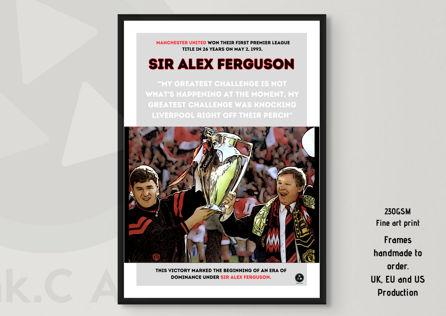 Sir Alex Ferguson - Challenge- Manchester United - Colour