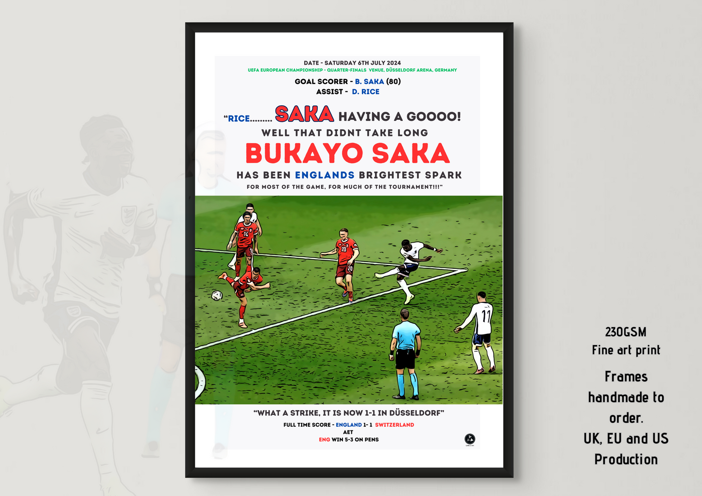 Bukayo Saka #2 Equalizing Goal Unofficial
