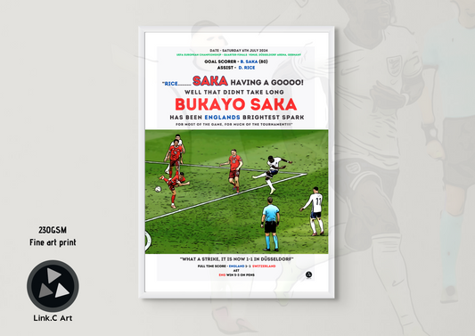 Bukayo Saka #2 Equalizing Goal Unofficial