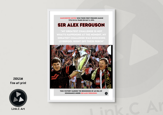 Sir Alex Ferguson - Challenge- Manchester United - Colour