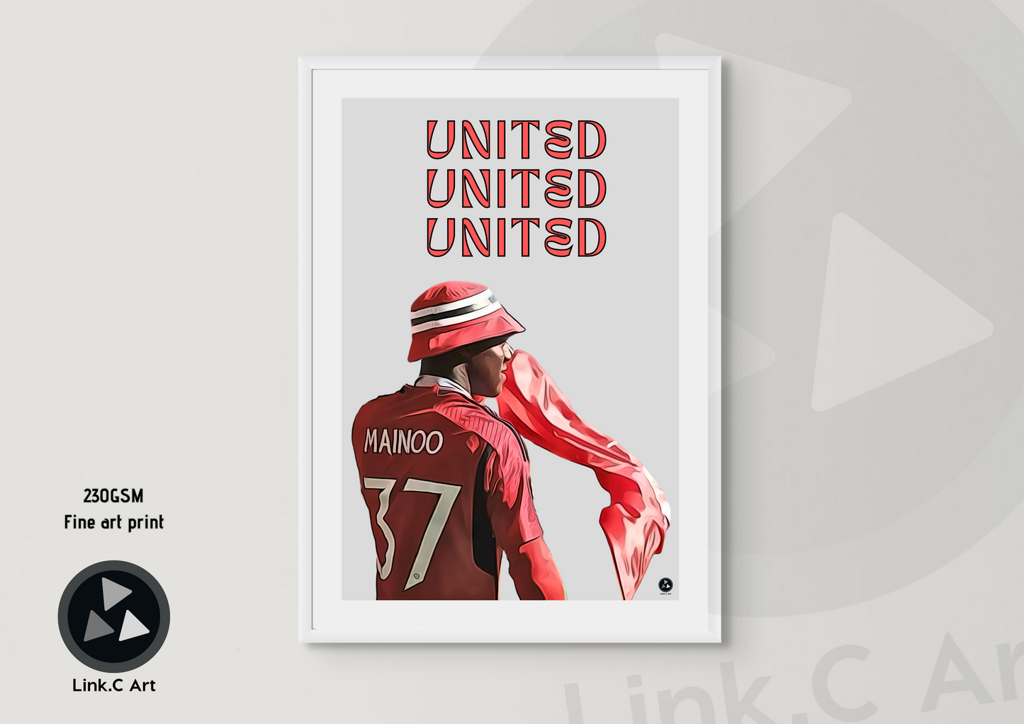 United Mainoo - Poster of Kobbie Mainoo