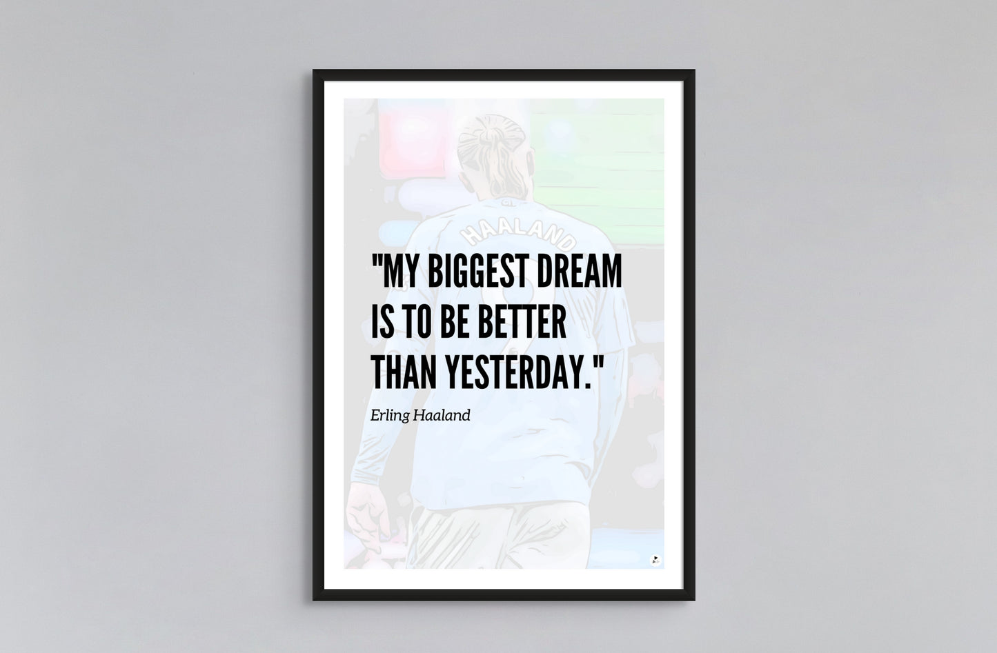 Erling Haaland Manchester City Art Print - DREAM