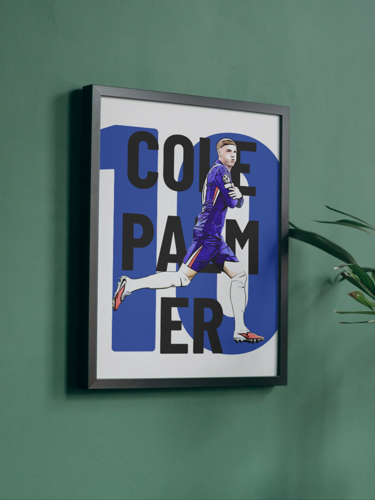Cole Palmer 10 Chelsea FC Football Print