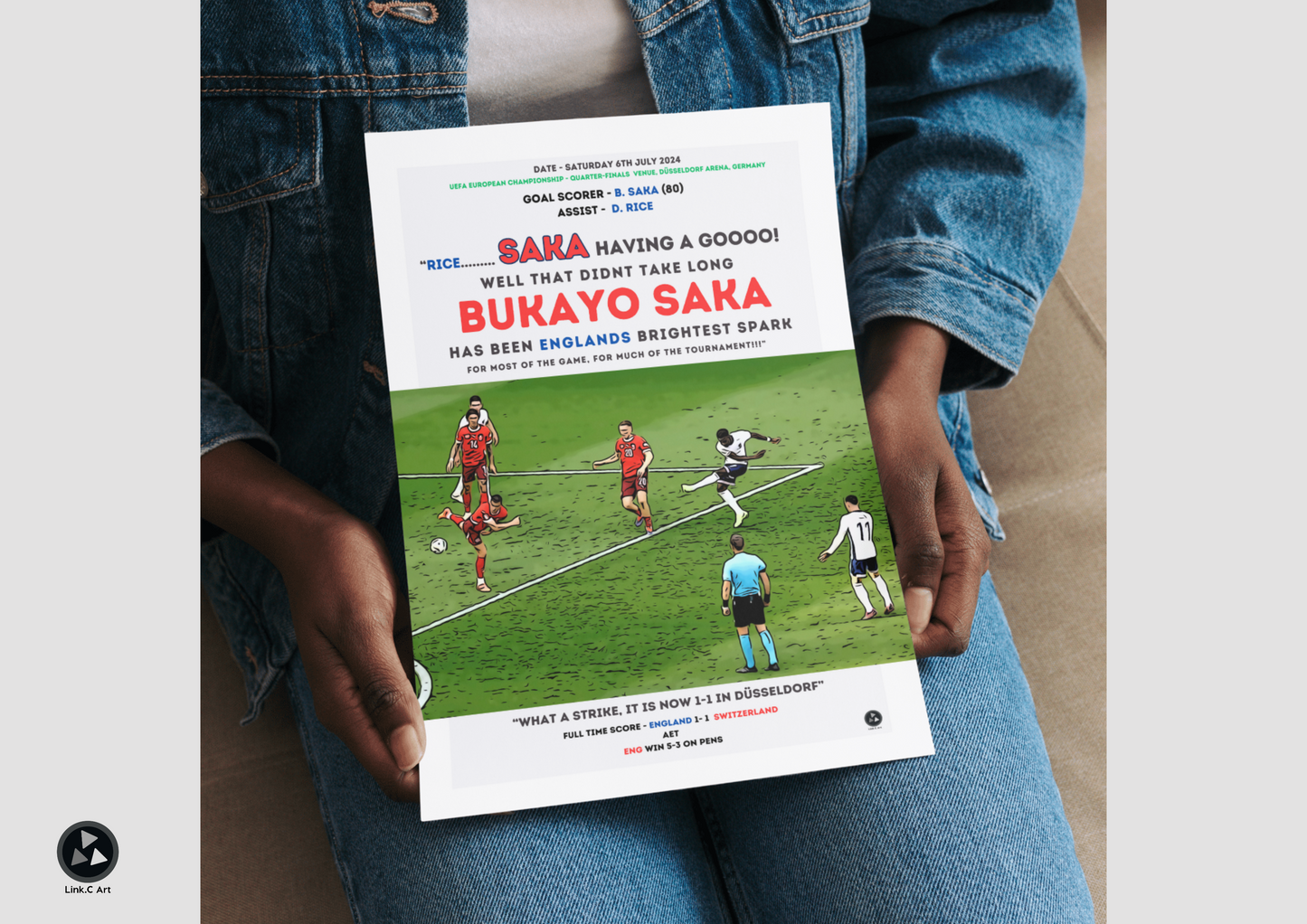 Bukayo Saka #2 Equalizing Goal Unofficial