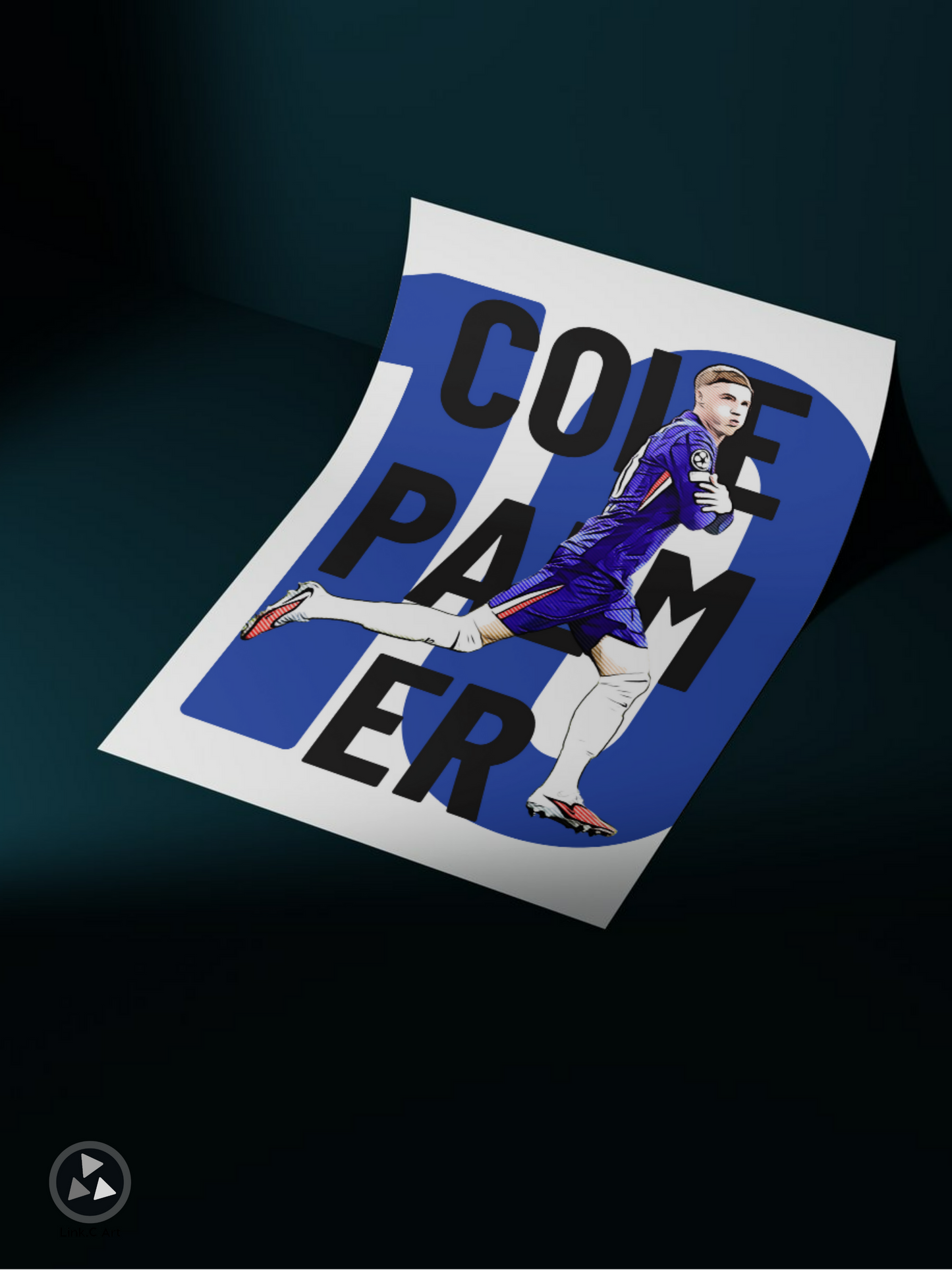 Cole Palmer 10 Chelsea FC Football Print