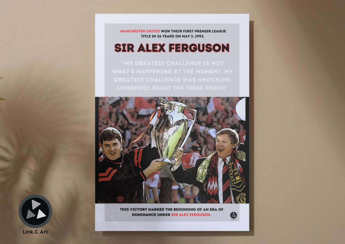 Sir Alex Ferguson - Challenge- Manchester United - Colour