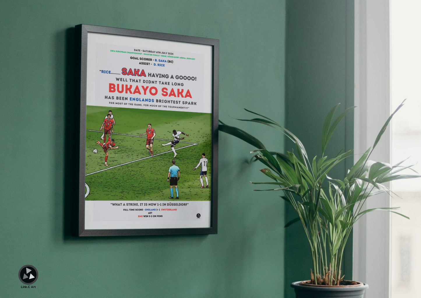 Bukayo Saka #2 Equalizing Goal Unofficial