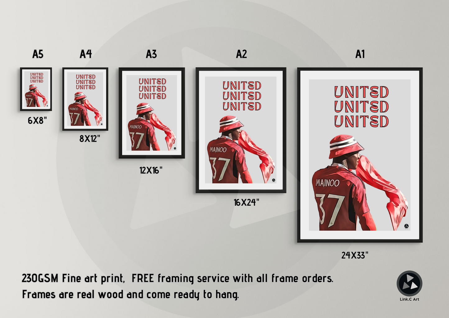 United Mainoo - Poster of Kobbie Mainoo