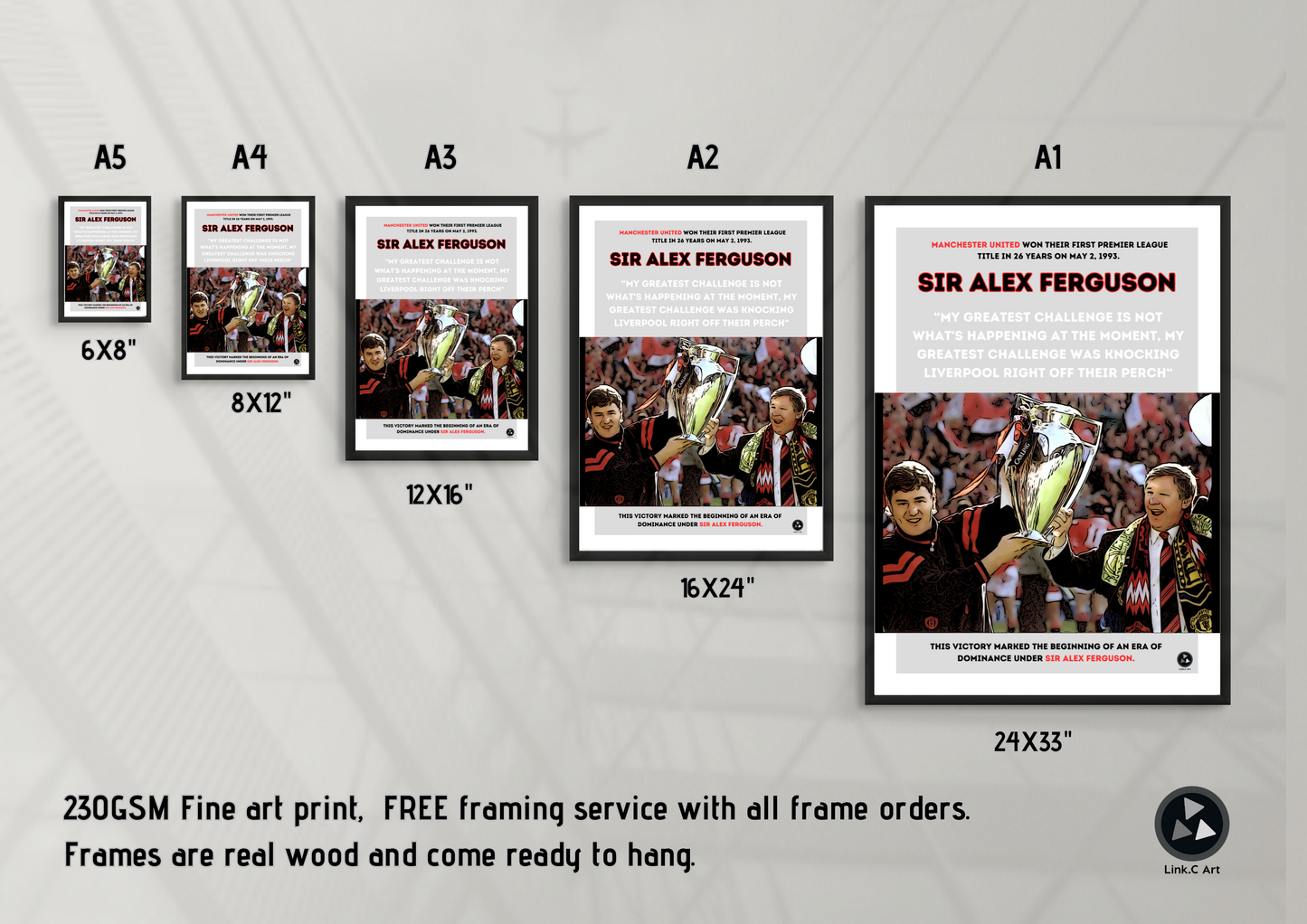 Sir Alex Ferguson - Challenge- Manchester United - Colour