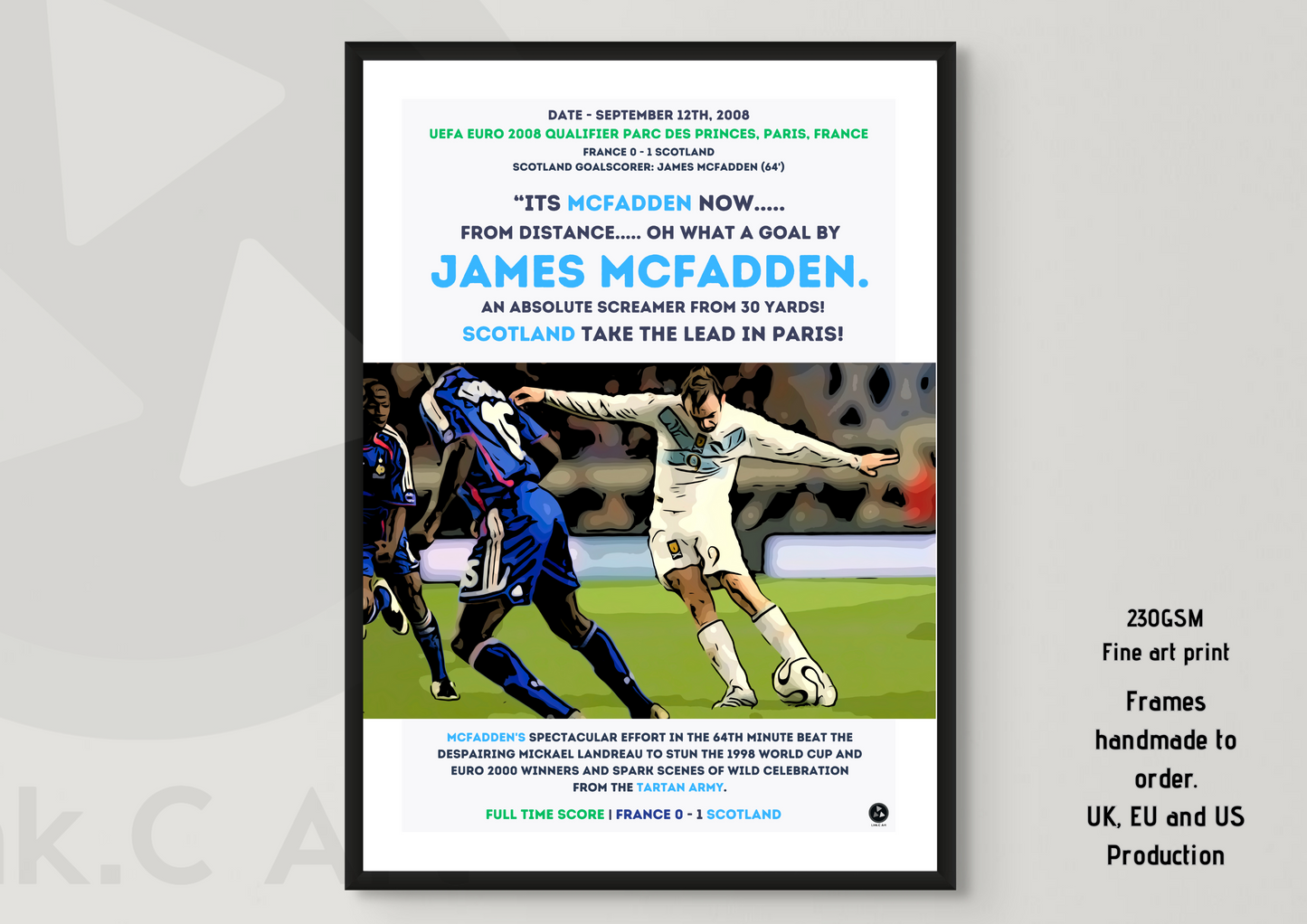 James McFadden Screamer vrs France - James McFadden's Wonder Goal