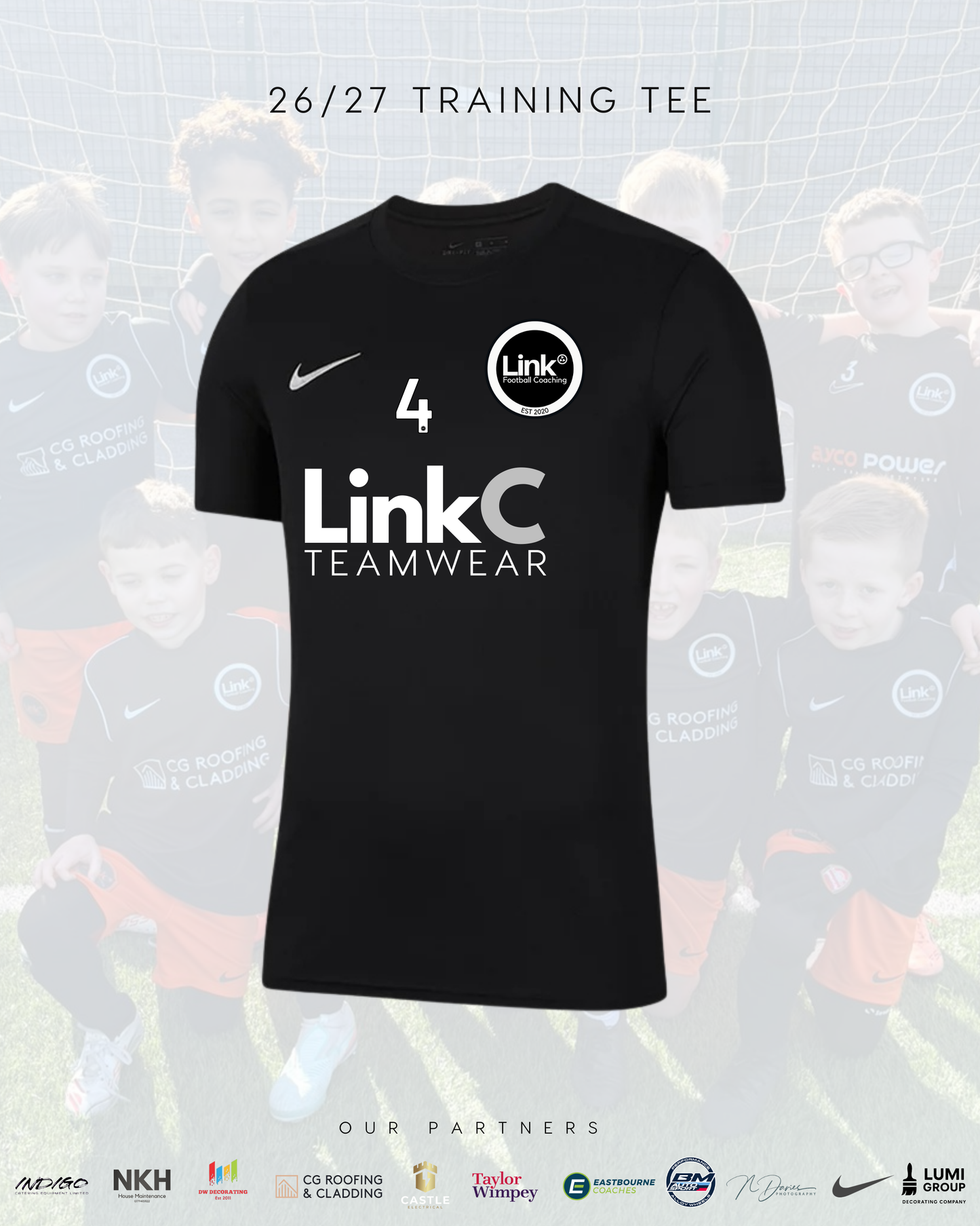 Link Football Coaching Training Tee 26-27