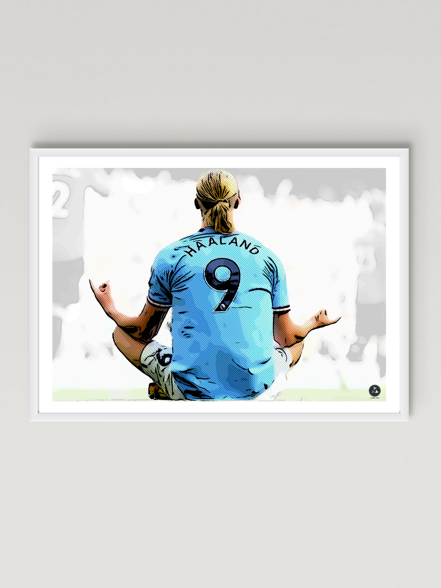 Erling Haaland No9 Legends Print