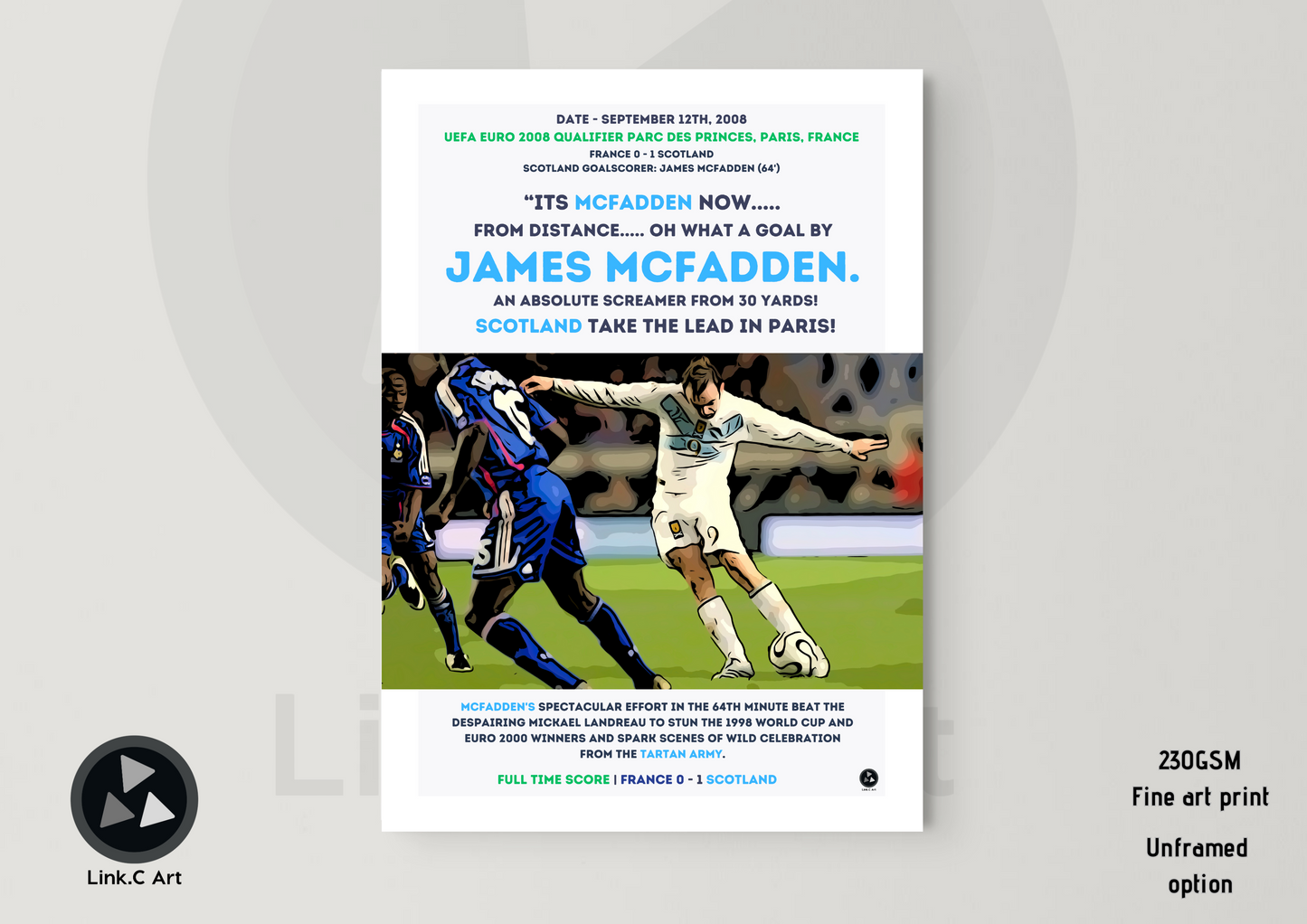 James McFadden Screamer vrs France - James McFadden's Wonder Goal