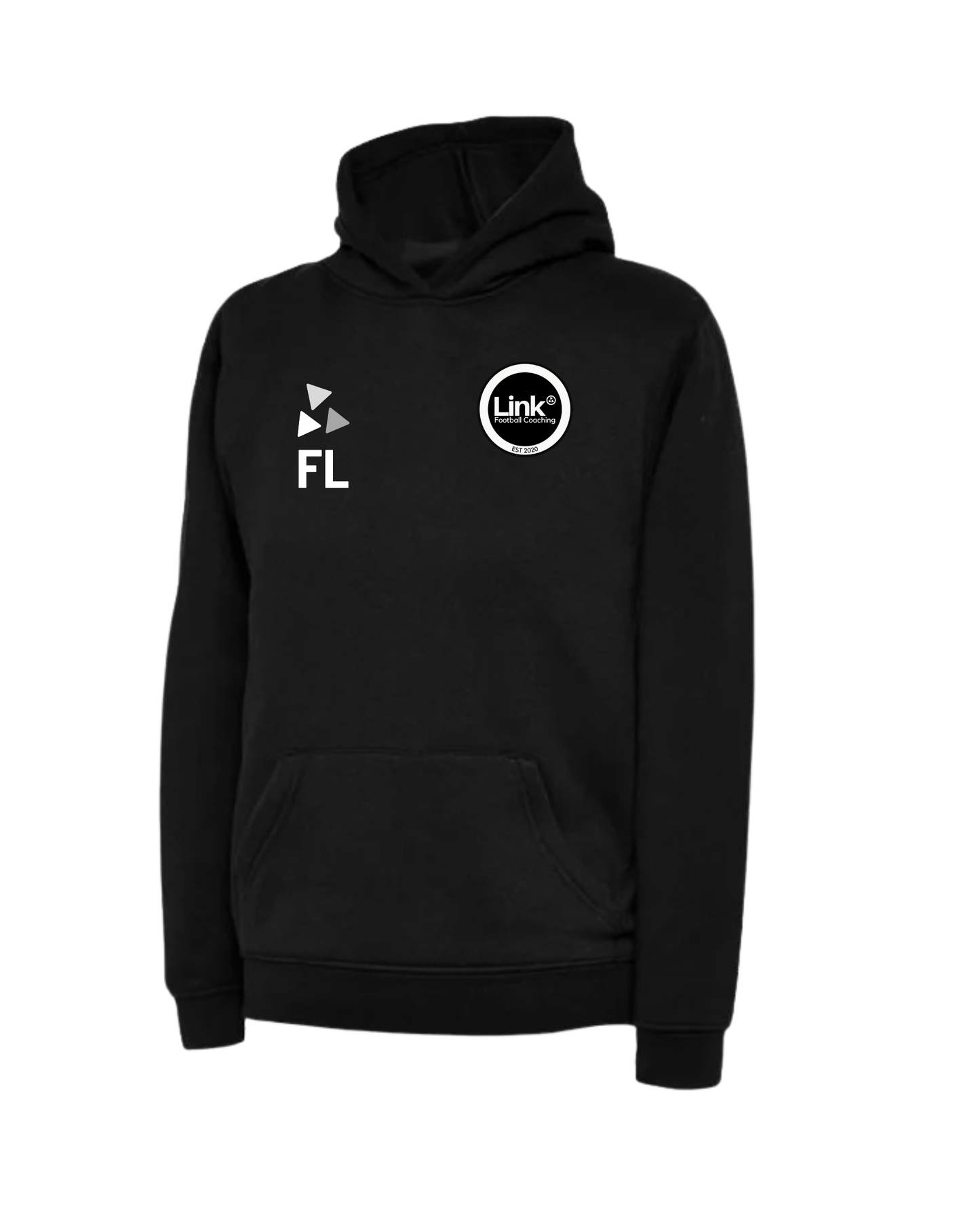 Link FC Custom Hoodie Black and White