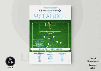 James McFadden Goal vrs France 2007   Scotland vs France 2007