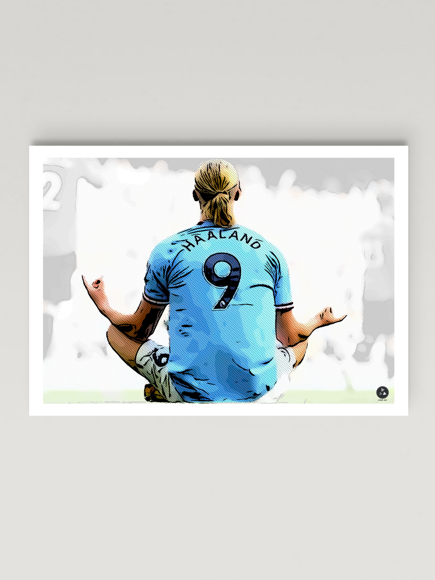 Erling Haaland No9 Legends Print