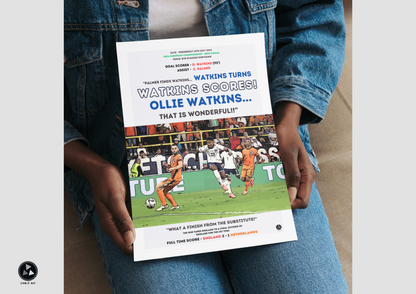 Watkins that is wonderful | England vs Netherlands Euro 2024 | Iconic Football Art Gift for England Fan | England Euro 2024 Gift for Fan