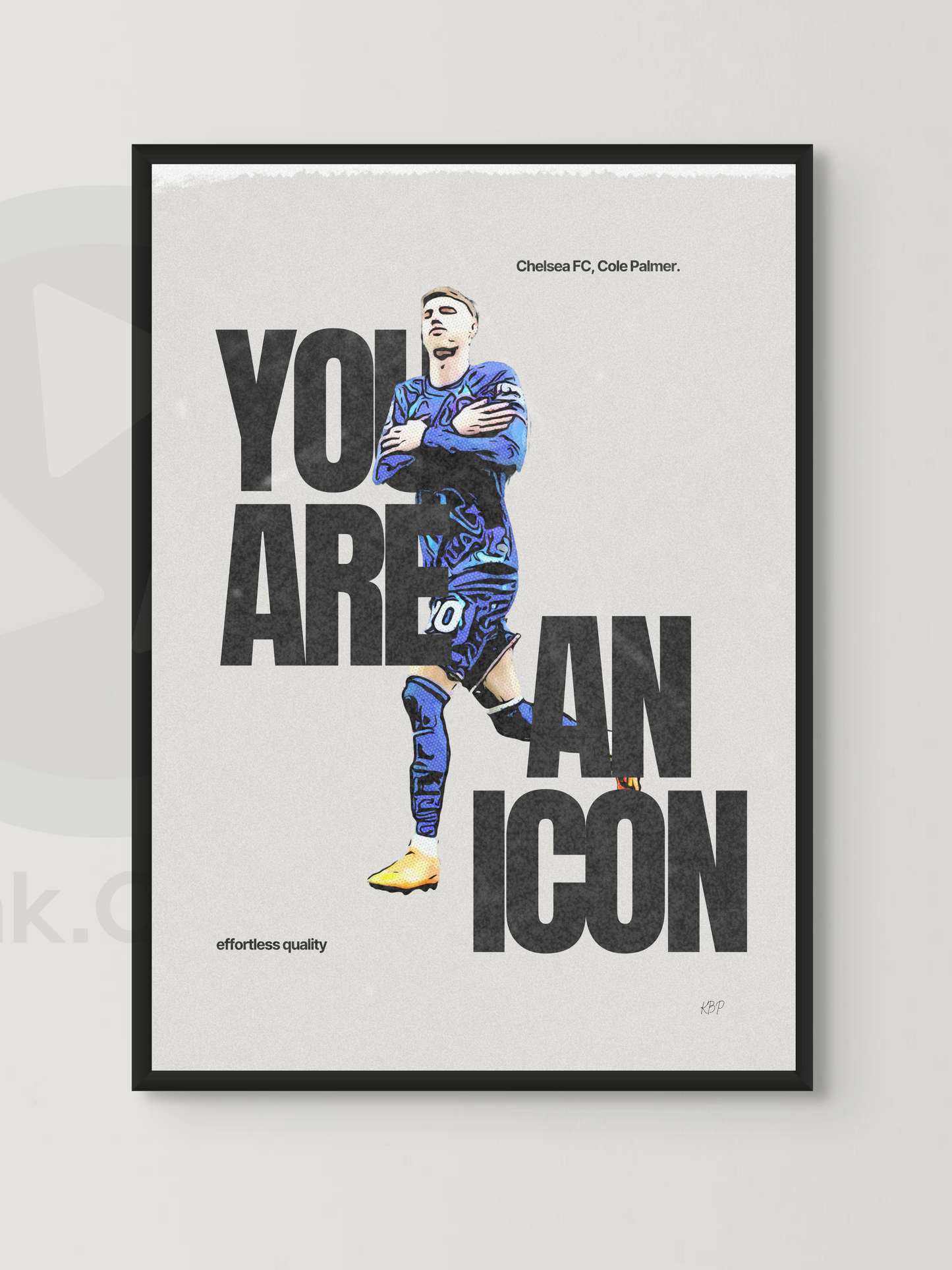 Cole Palmer - You Are An Icon Print