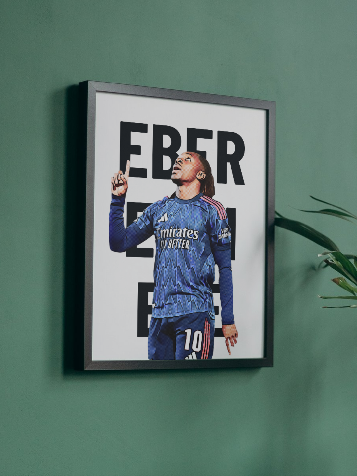 Eberechi Eze 10 Arsenal Football Print