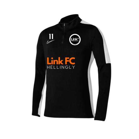 Link Football Coaching Academy  23 Drill Top - Black/White